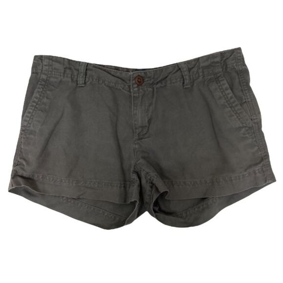 The North Face Gray Flat Front Shorts Sz 6 - Picture 1 of 7